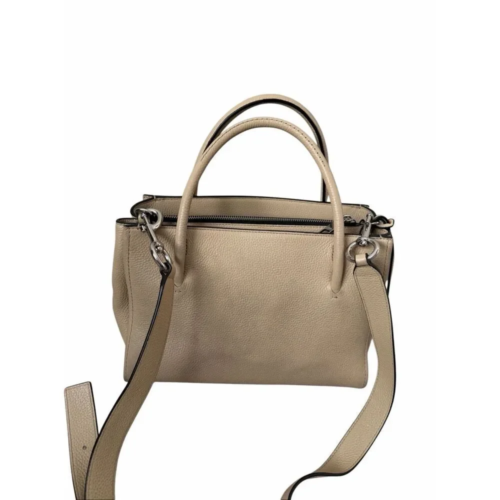 Mark‎ Jacobs Satchel Bag Lock That Leather Cream